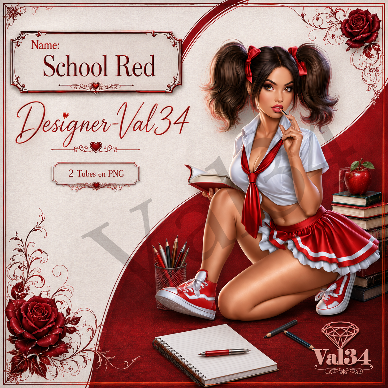 (image for) Designer-Val34-SchoolRed