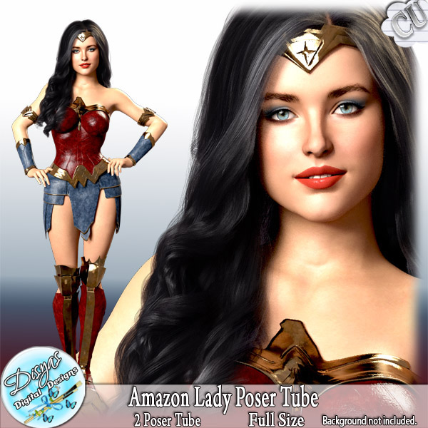 (image for) AMAZON LADY POSER TUBE CU - FULL SIZE