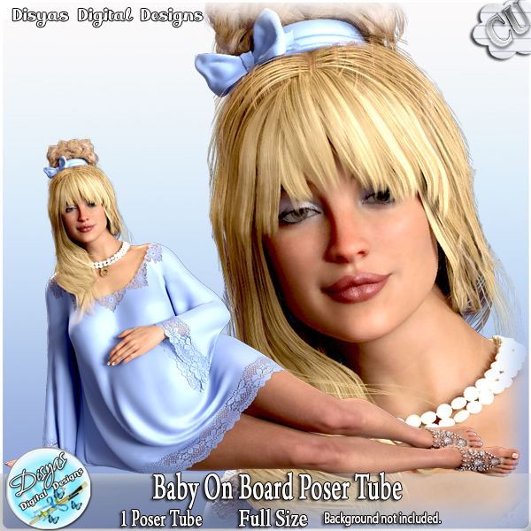 (image for) BABY ON BOARD TUBE PACK CU - FS by Disyas