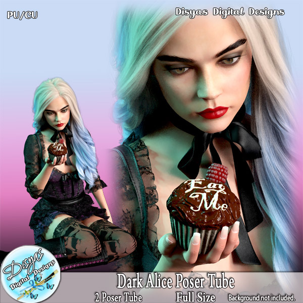 (image for) DARK ALICE POSER TUBE PACK CU - FS by Disyas