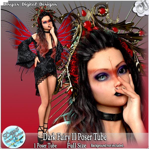 (image for) DARK FAIRY II POSER TUBE CU by Disyas