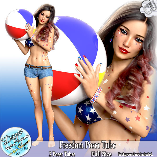 (image for) FREEDOM DAY POSER TUBE CU - FS by Disyas
