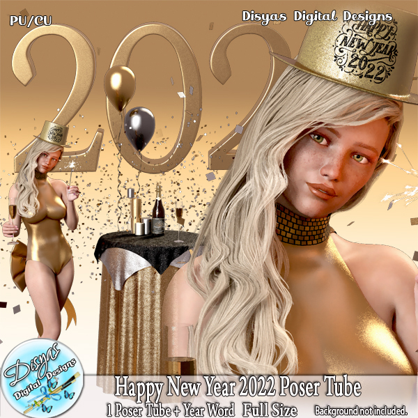 (image for) HAPPY NEW YEAR 2022 POSER TUBE PACK CU