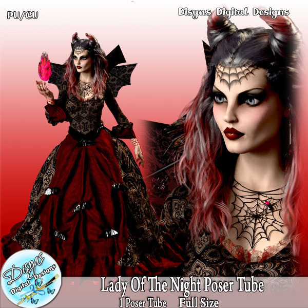 (image for) LADY OF THE NIGHT POSER TUBE CU - FULL SIZE