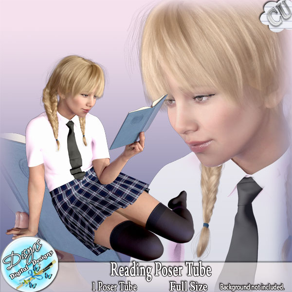 (image for) READING POSER TUBE CU - FS by Disyas