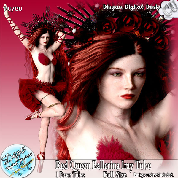 (image for) RED QUEEN BALLERINA IRAY TUBE CU - FS by Disyas