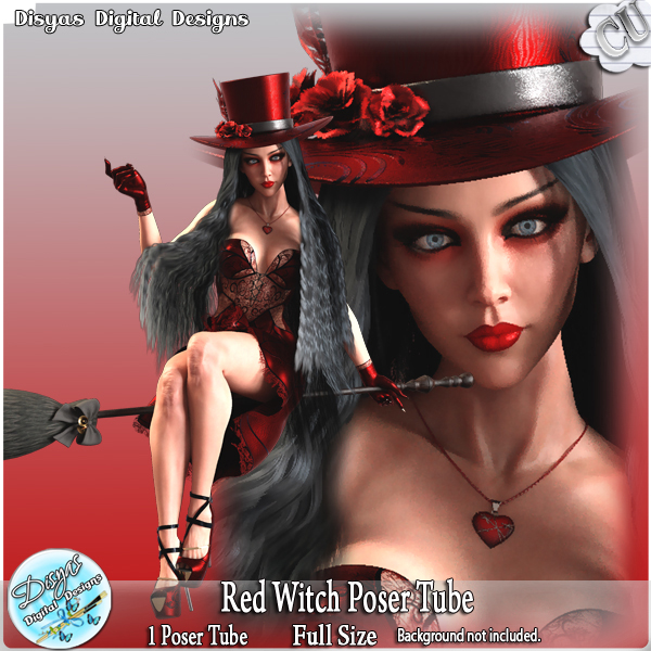 (image for) RED WITCH POSER TUBE CU by Disyas