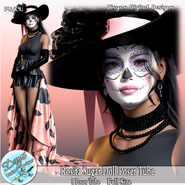 (image for) ROSITA SUGAR DOLL POSER TUBE CU - FULL SIZE