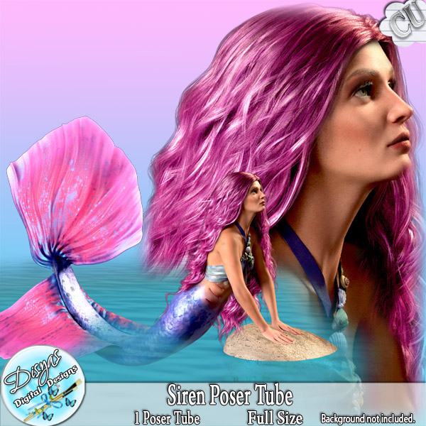 (image for) SIREN POSER TUBE PACK CU - FS by Disyas