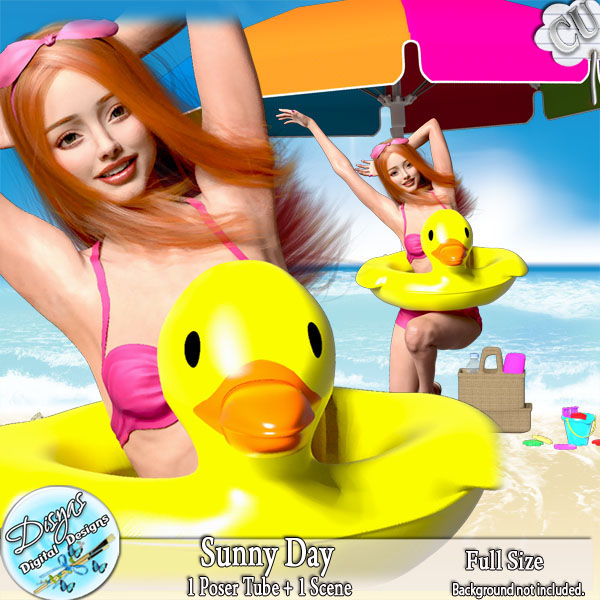 (image for) SUNNY DAY POSER TUBE CU - FULL SIZE