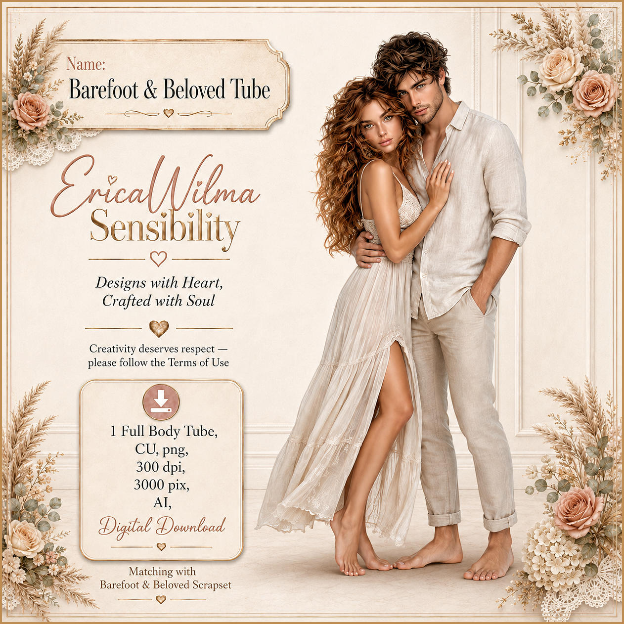 (image for) WEEKFREEBIE !! EW AI Barefoot and Beloved - Tube 2026