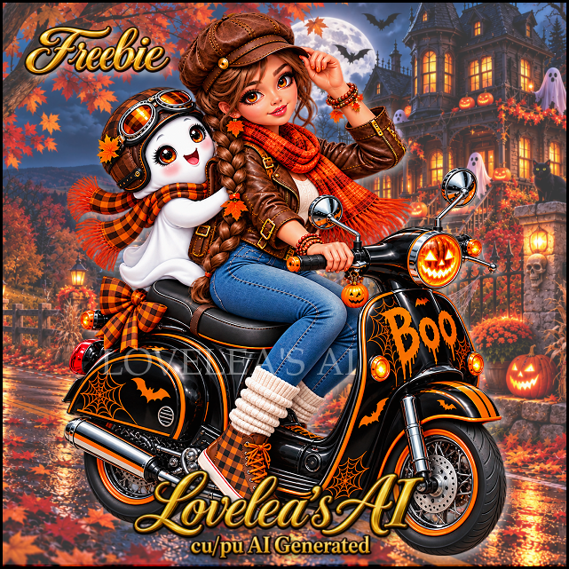 (image for) **FREEBIE** BOO SCOOTER SET