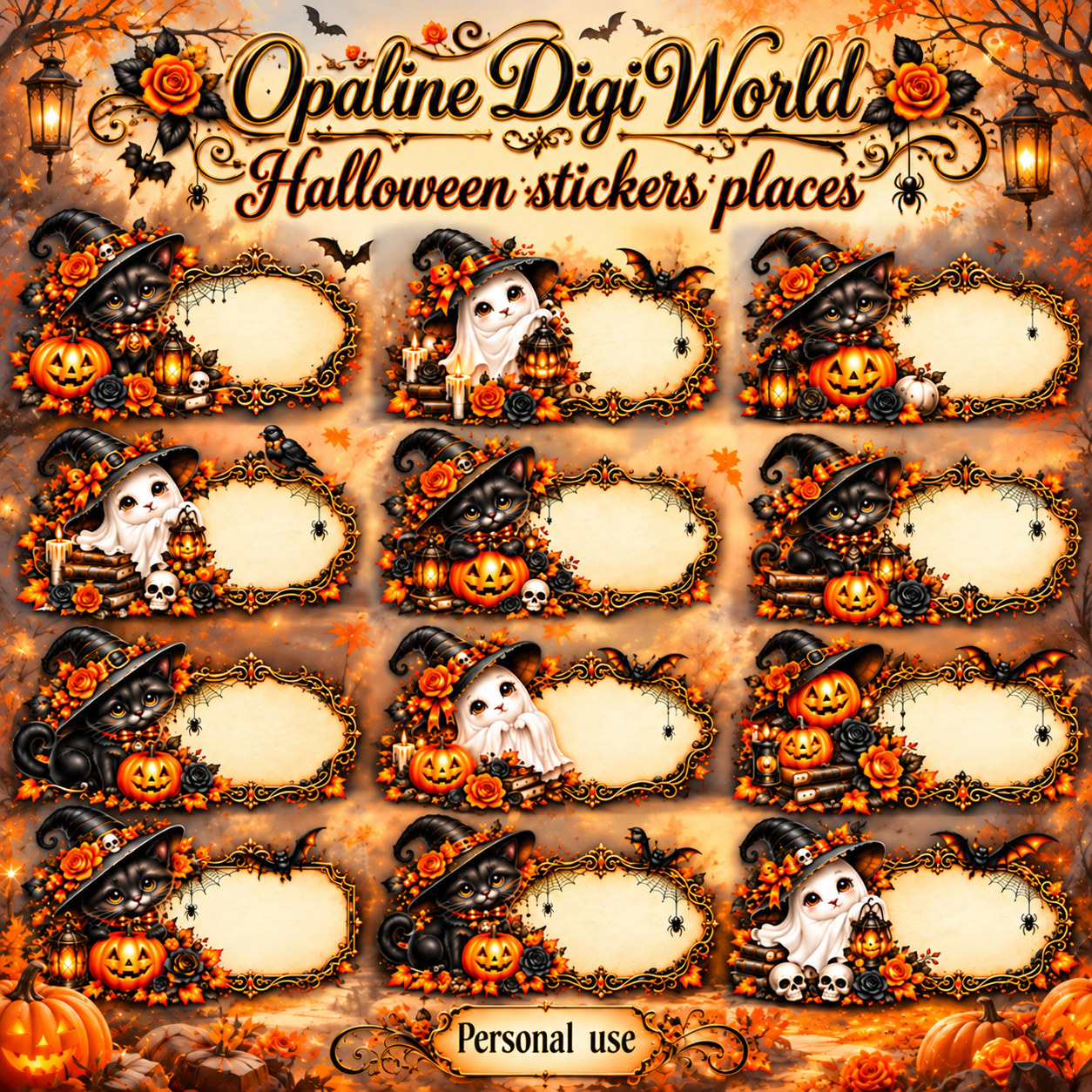 (image for) ODW Halloween labels