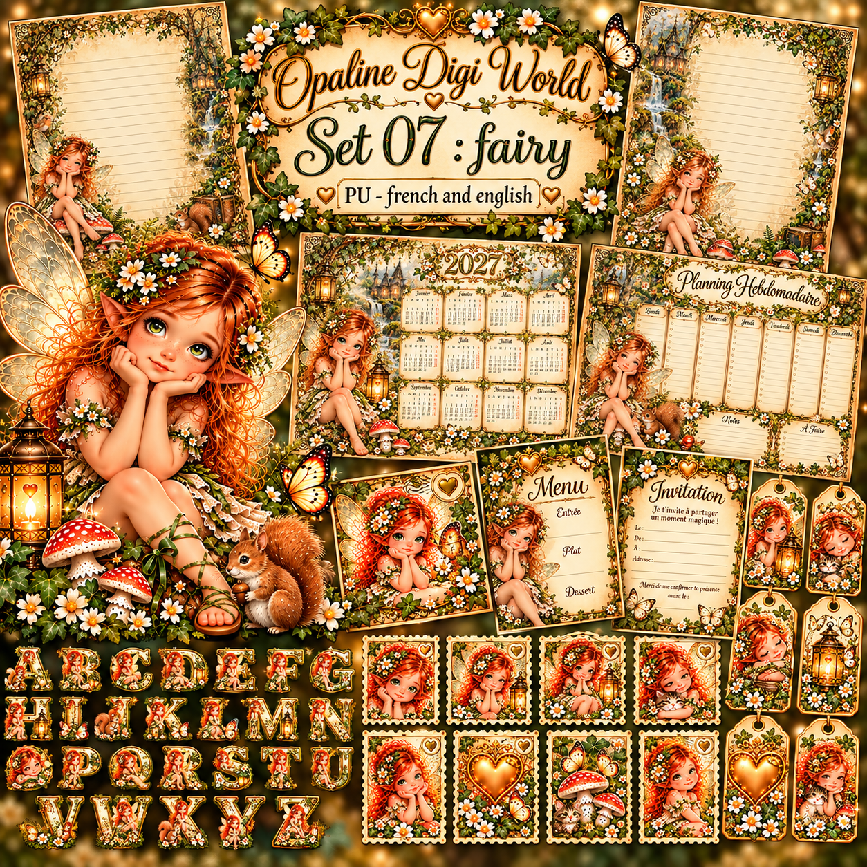 (image for) ODW set 07 : Woodland fairy