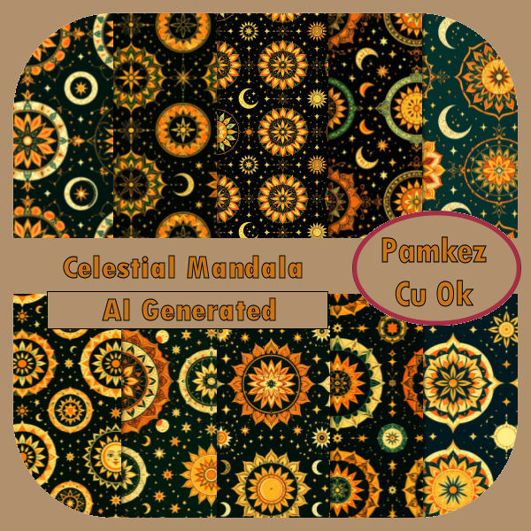 (image for) AI Celestial Mandala Papers