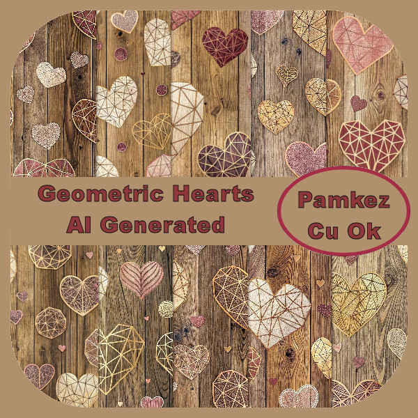 (image for) AI Geometric Hearts