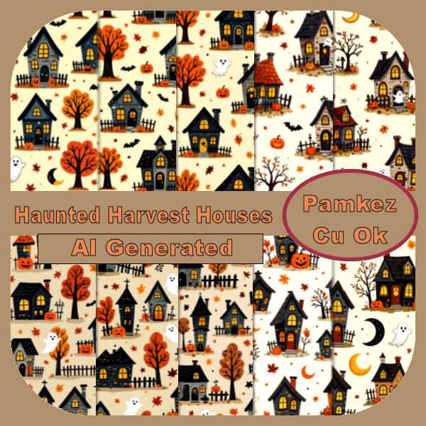 (image for) AI Haunted Harvest Houses