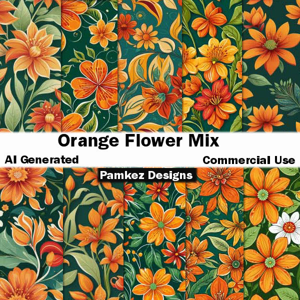(image for) AI Orange Flower Mix
