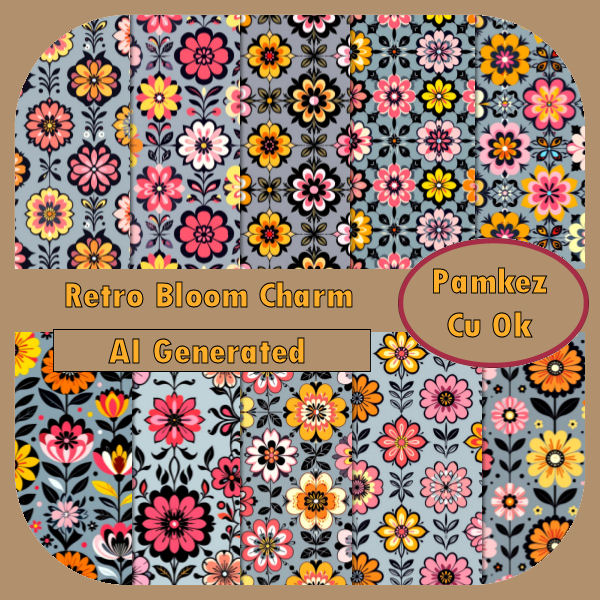 (image for) AI Retro Bloom Charm