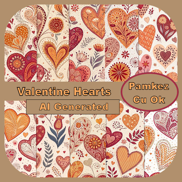 (image for) AI Valentine Heart Pattern