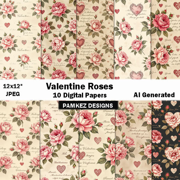 (image for) AI Valentine Roses Papers