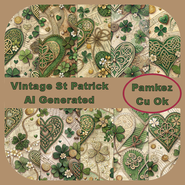 (image for) AI Vintage St Patrick Papers