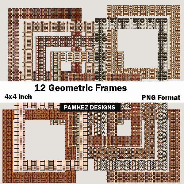 (image for) Geometric Frame Pack