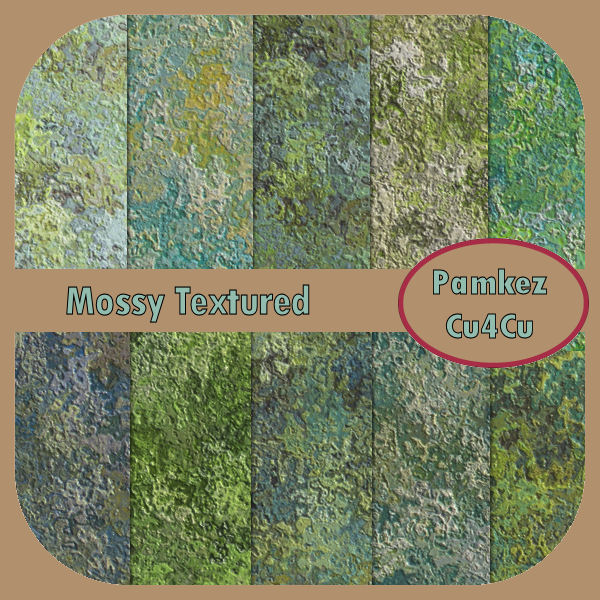 (image for) Mossy Textured Papers