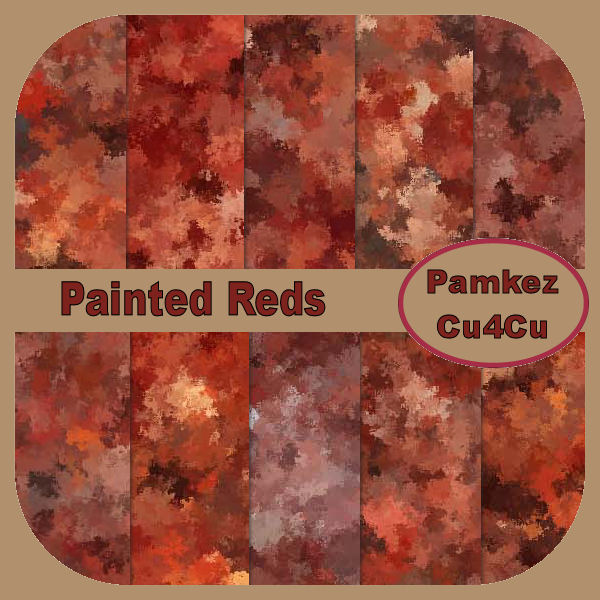 (image for) Painted Reds Paper Pack