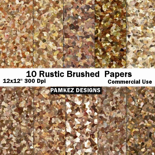 (image for) Rustic Brushed Papers